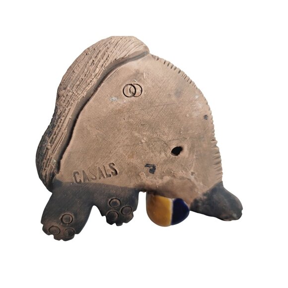 Vintage Casals Cat Figurine Handmade Hand Painted Signed 3.75" Tall READ - Picture 6 of 8